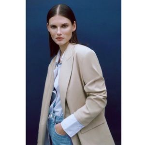 Zara Oversized Double Breasted Jacket